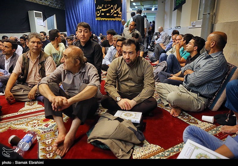  حضور ظریف و صالحی در مراسم احیای شب نوزدهم رمضان - وین 