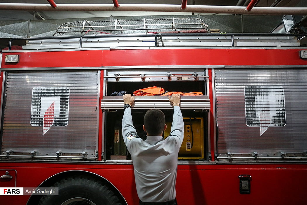 ایستگاه آتش‌نشانی شماره ۱ تبریز در ماه رمضان