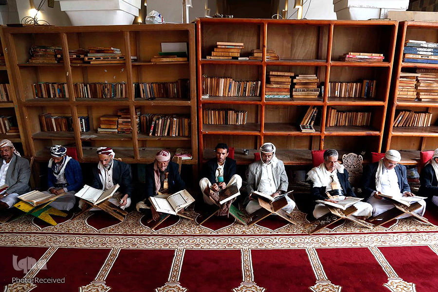 گزارش تصویری | قرآن‌خوانی مسلمانان روزه‌دار در اقصی نقاط جهان