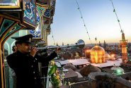 فیلم/ نقاره زنی حلول ماه مبارک رمضان در حرم امام رضا(ع)