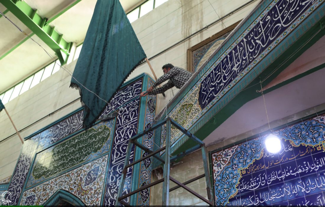 تصاویر / آیین غبار روبی مساجد با حضور نماینده ولی فقیه در استان همدان