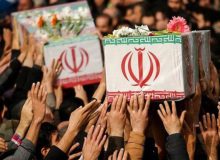 غسل و کفن شهدای جنگ آمریکایی صهیونی
